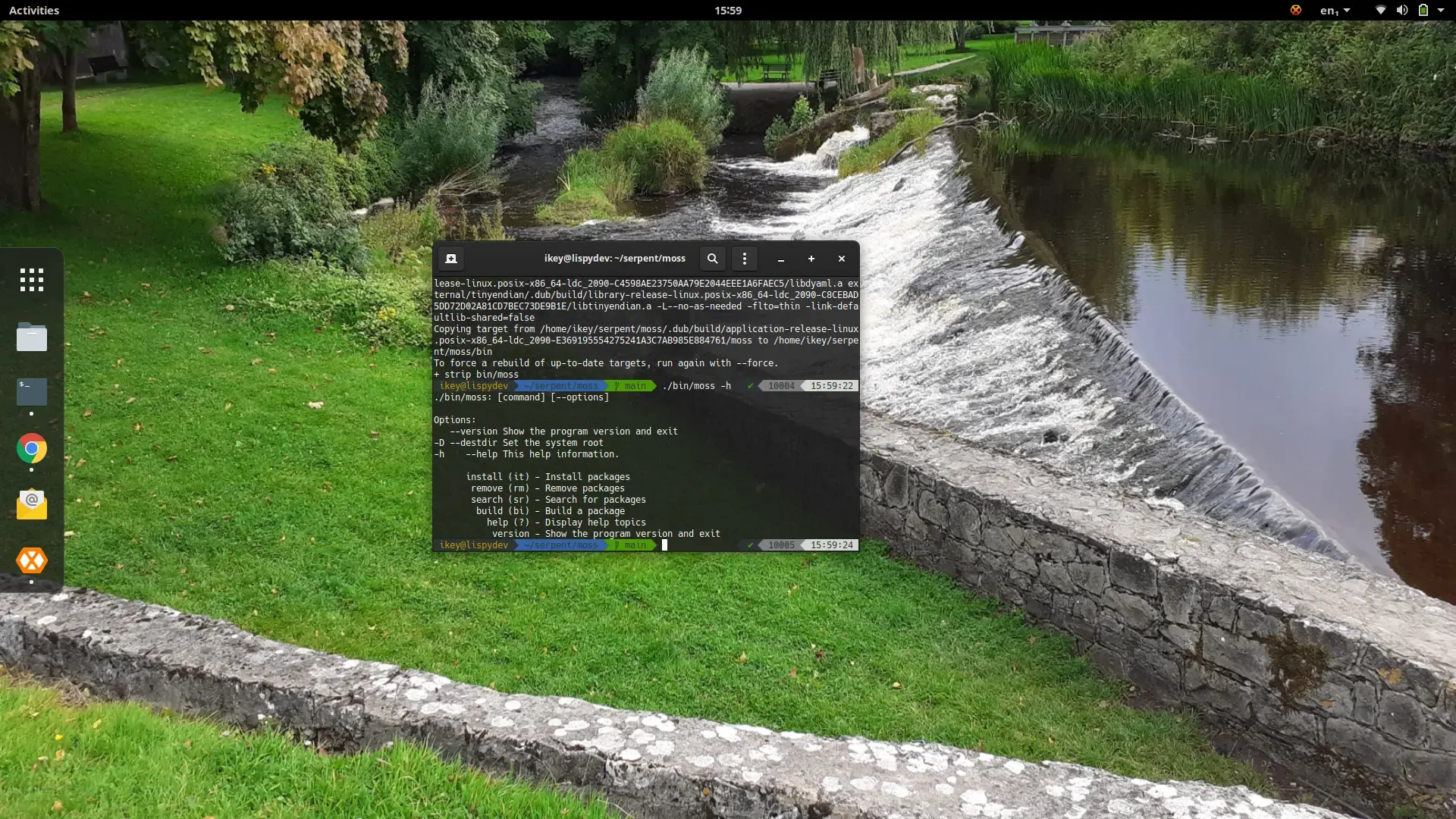 Initial moss prototype CLI