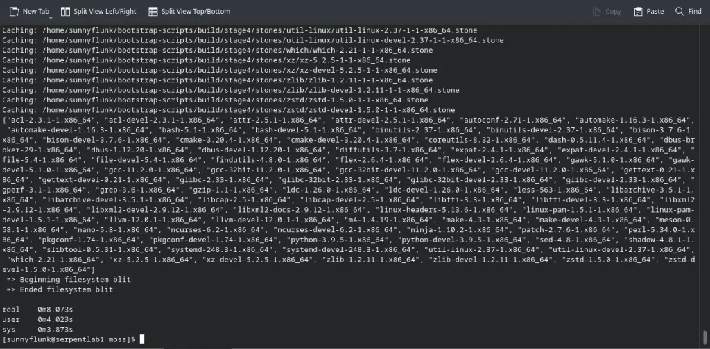 Eight seconds (for a small number of dependencies) that don't need to be endlessly repeated