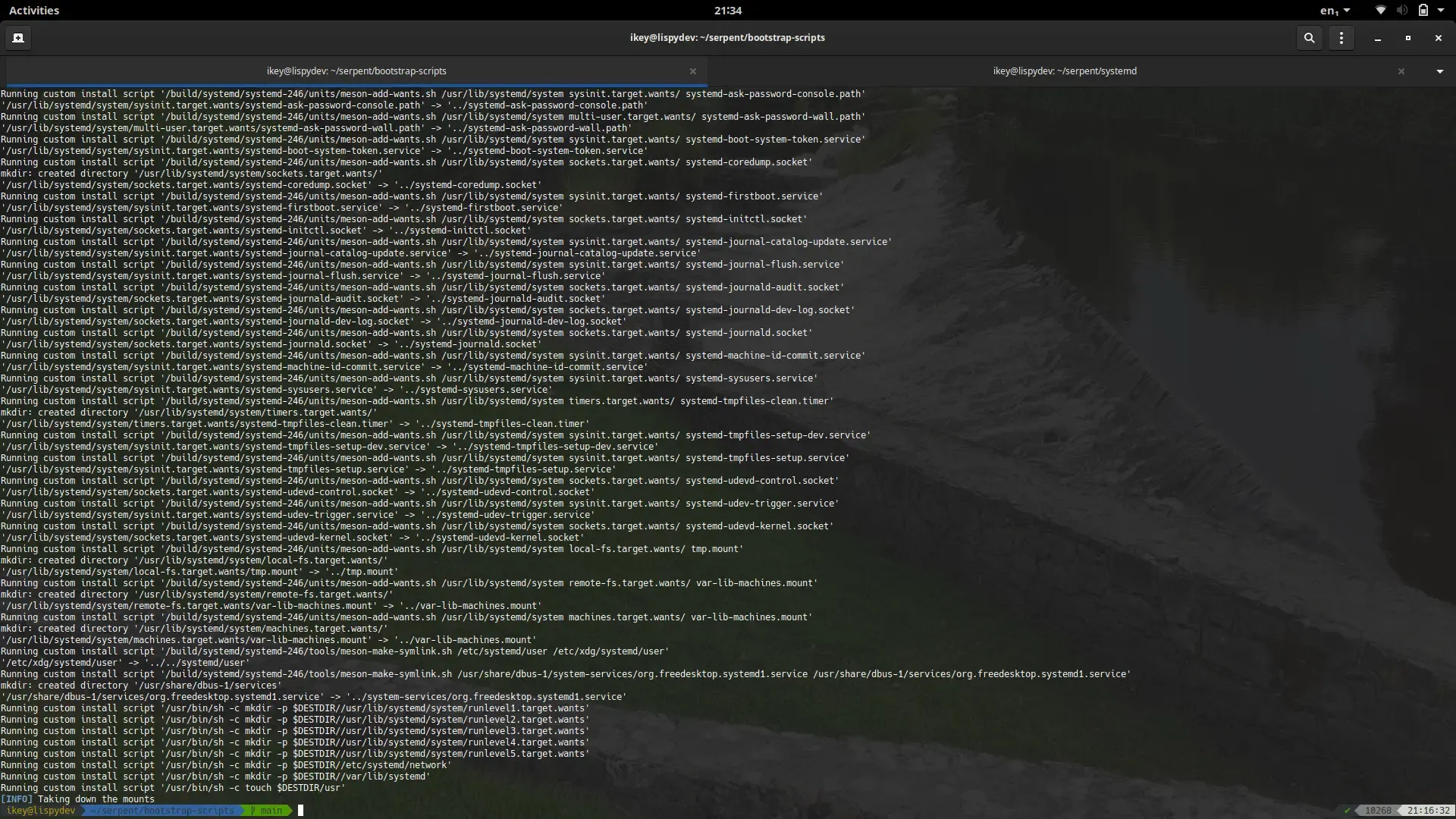 Building systemd the easy way
