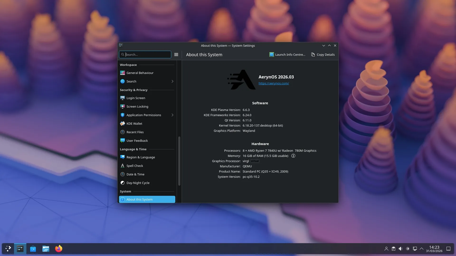 KDE Install