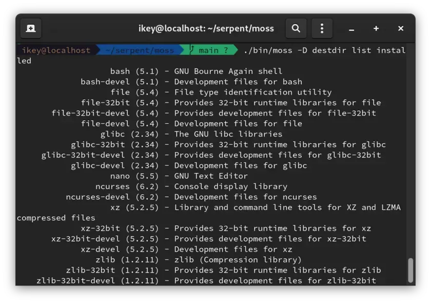 ListInstalled