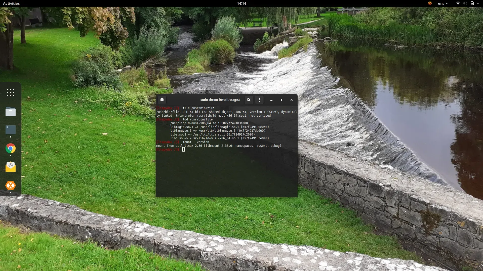 Fully functional chroot